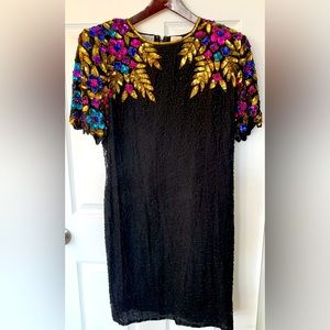 Woman’s size 12 Beaded Silk dress